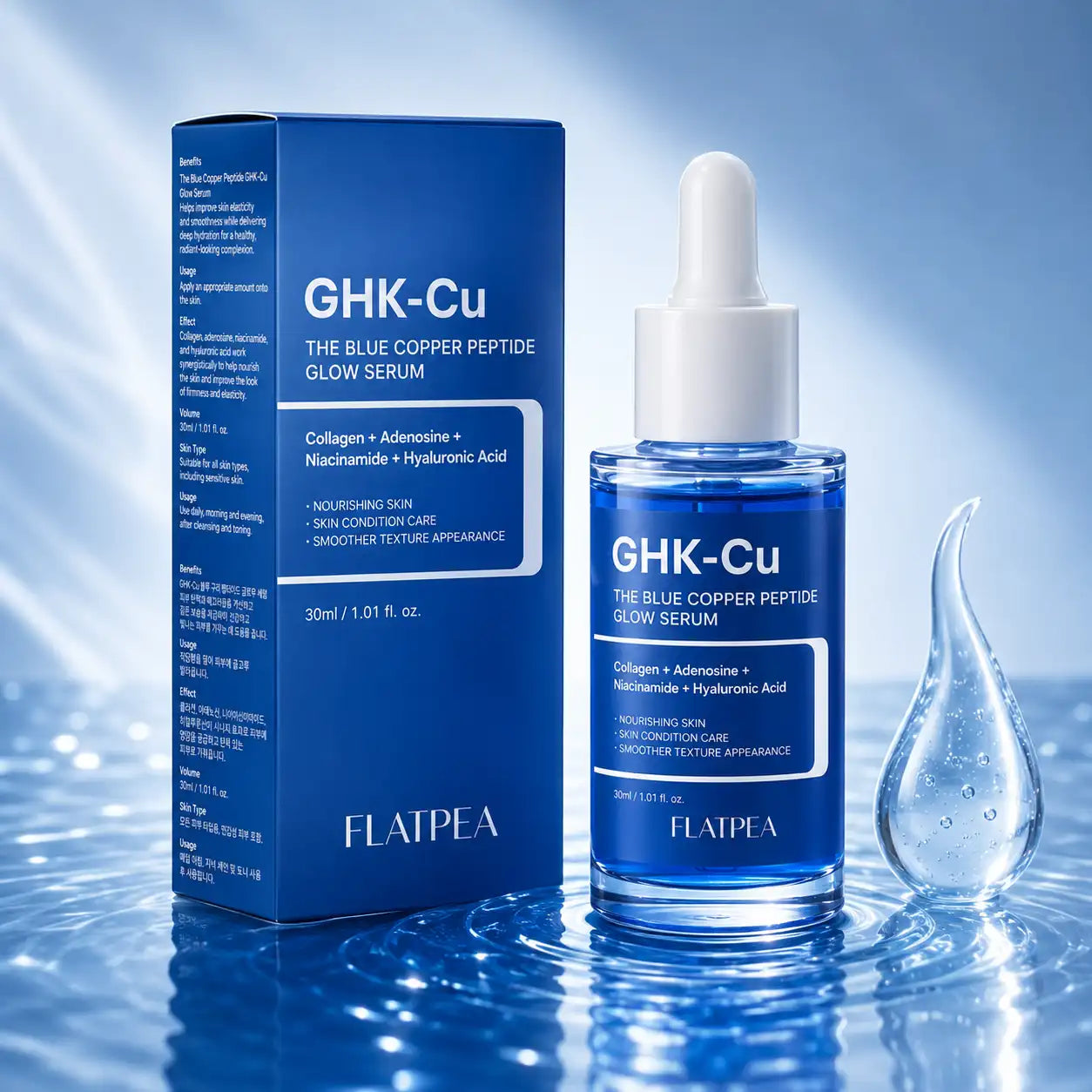 Blue Copper GHK-Cu Glow Serum