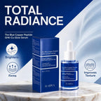 Flatpea Blue Copper Peptide serum for radiance hydration and smoother-looking texture