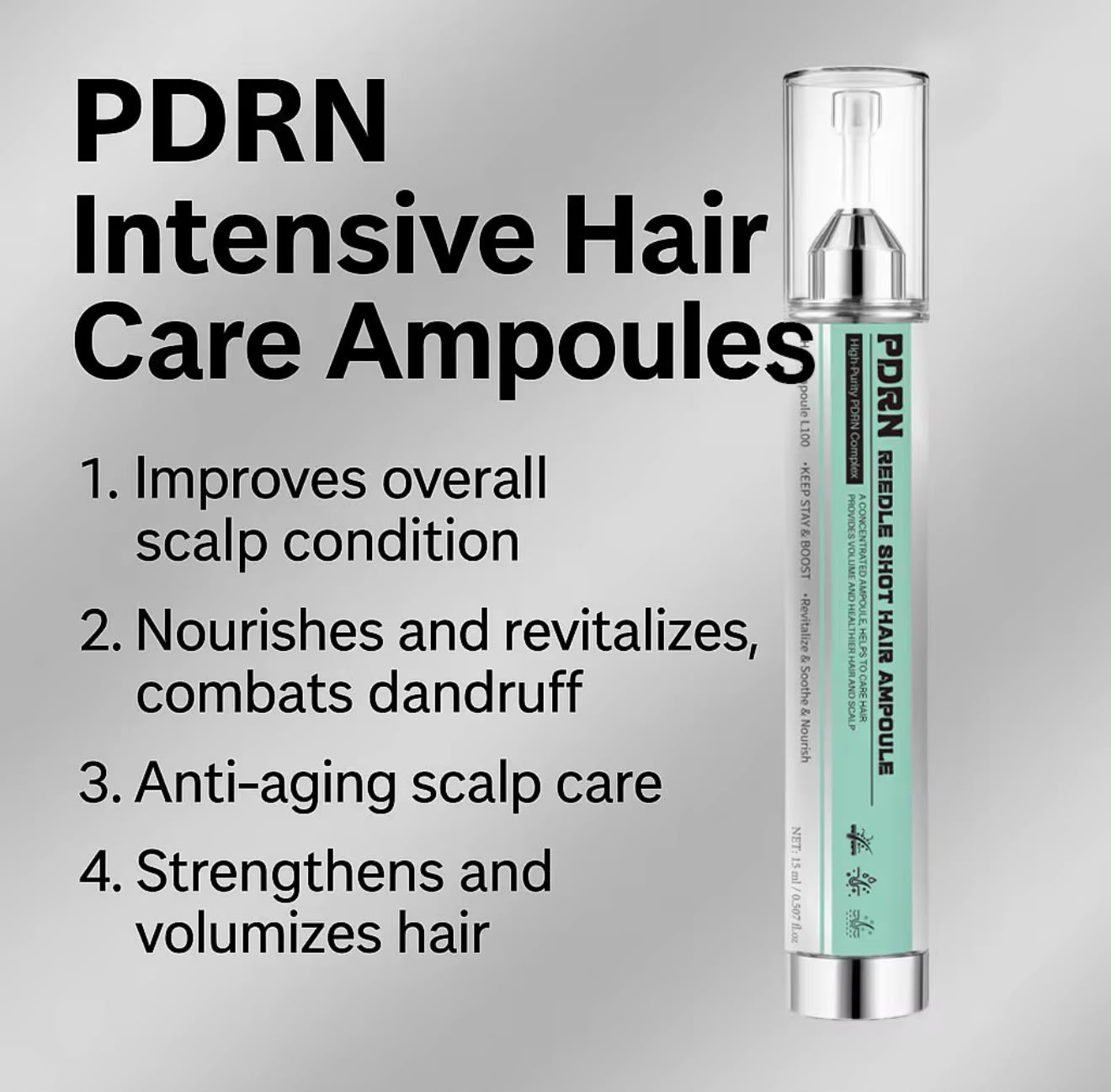 Flatpea PDRN hair ampoule for intensive scalp and hair care