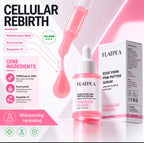 Flatpea Rose PDRN Pink Peptide Serum and featured ingredients