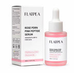 Flatpea Rose PDRN Pink Peptide Serum bottle and box